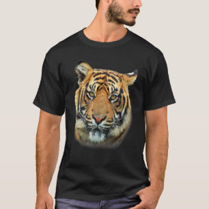 T-shirt Illustration du prédateur du flanc de tigre