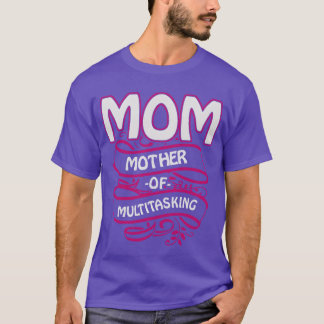 T-shirt Illustration du rétro de la journée Maman pour les