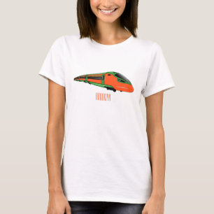 T-shirt Illustration du train à balles