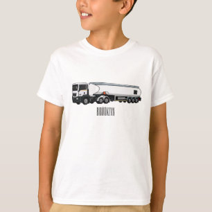 T-shirt Illustration du transport de carburant par camion-