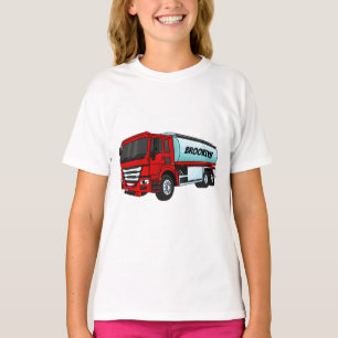 T-shirt Illustration du transport de carburant par camion-