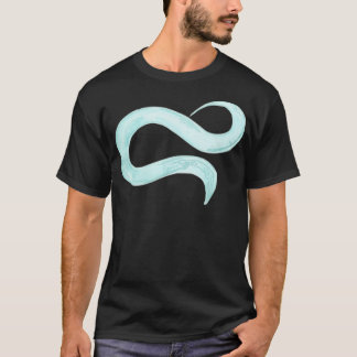 T-shirt Illustration du ver nématode C elegans