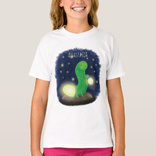 T-shirt Illustration du ver vert mou