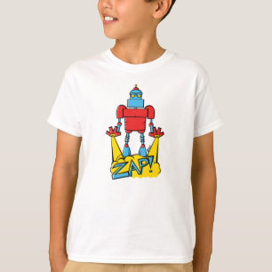 T-shirt Illustration du zapping d'un robot