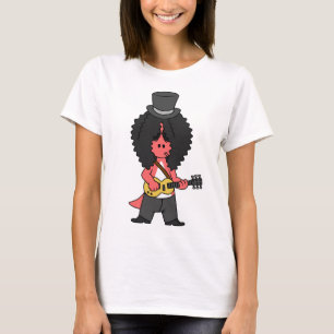 T-shirt Illustration D'Un Allosaurus Habillé En Étoile Roc