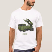 Illustration d'un camion de missiles militaires