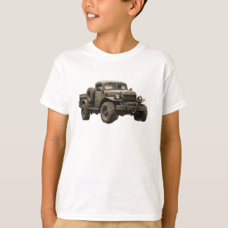 T-shirt Illustration d'un camion militaire tout-terrain vi