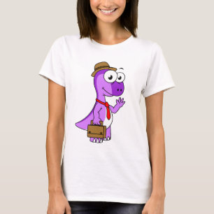 T-shirt Illustration D'Un Homme D'Affaires Pachycéphalosau