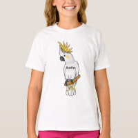 Illustration d'un oiseau de cokatoscope à crête de