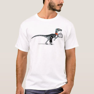 T-shirt Illustration D'Un Serveur De Restauration Raptor.