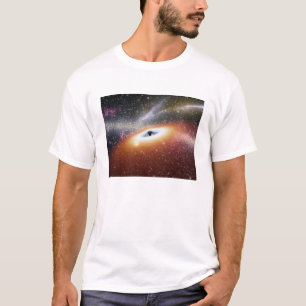 T-shirt Illustration d'un trou noir supermassive