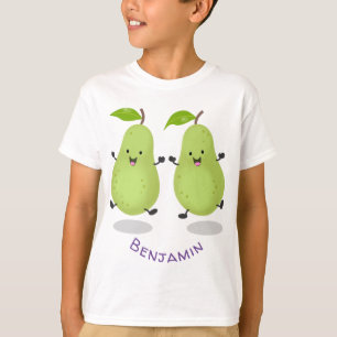 T-shirt Illustration d'une paire de poires mignonne