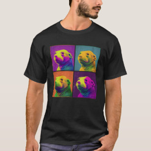 T-shirt Illustration d'une pop de rat de taule Femmes anim