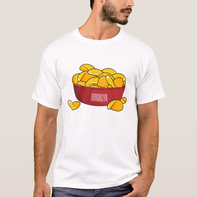T-shirt Illustration d'une puce de pomme de terre (Devant)