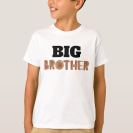 T-shirt Illustration en bois d'aquarelle Big Brother