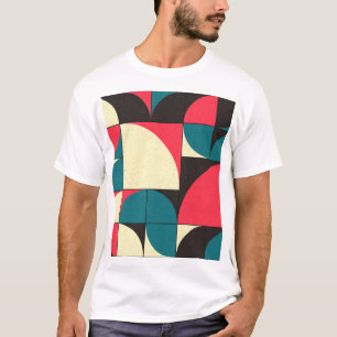 T-shirt Illustration géométrique et informatique Abstraite