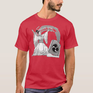 T-shirt Illustration graphique de la femme Taiko Drummer M