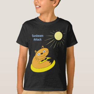 T-shirt Illustration humoristique de chat introverti confo