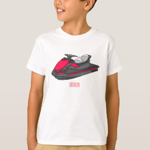 T-shirt Illustration Jet ski