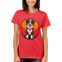 Illustration Joyful Cartoon Dog