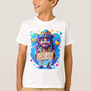 T-shirt Illustration King Pirate Birthday Kids Gifts
