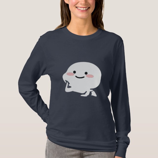 T-shirt Illustration mignonne customisée de l'autocollant  (Devant)