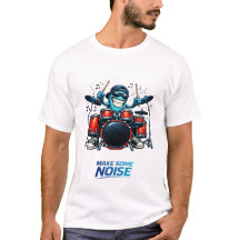Illustration musicale de personnage de batteur ble