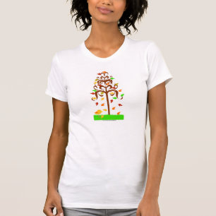 T-shirt Illustration numérique Artsy Autumn Tree