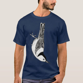 T-shirt Illustration Nuthatch