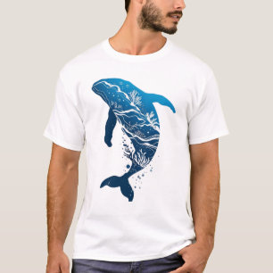 T-shirt Illustration Ocean Dream Whale
