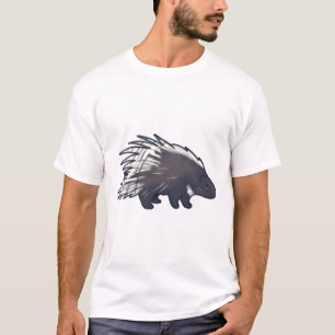 T-shirt Illustration Porcupine