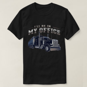 T-shirt Illustration Puissante du semi-camion