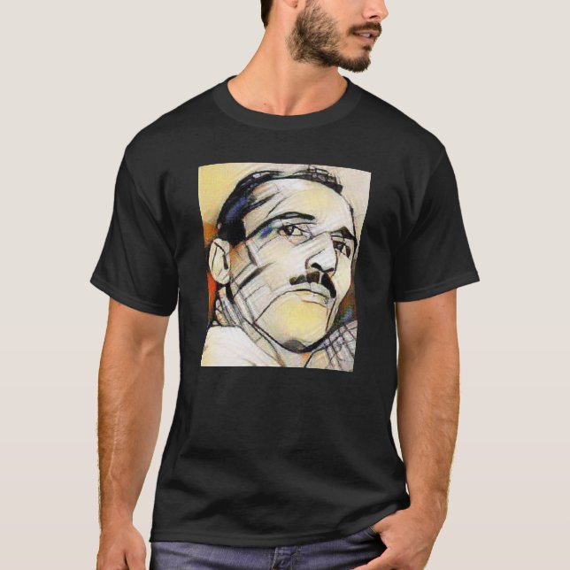 T-shirt Illustration Shirrt de Helio Gracie stylisé (Devant)