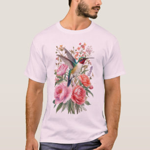 T-shirt Illustration vectorielle à l'aquarelle botanique d