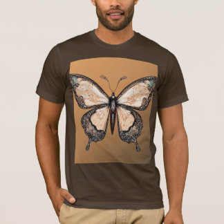 T-shirt Illustration vectorielle de T-shirt, papillon mini
