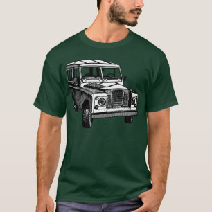 T-shirt Illustration vintage de Land Rover