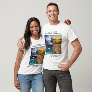 T-shirt Illustrations d'animaux motivants et citations de