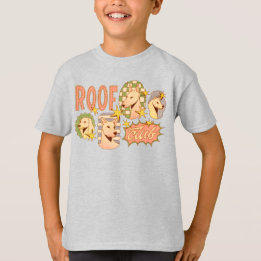 T-shirt Illustrations de club de toit / chien