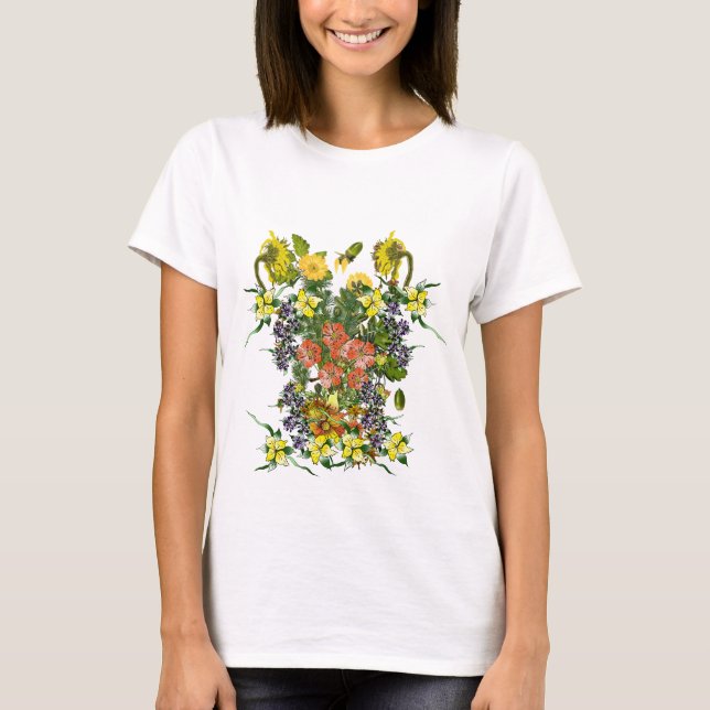 T-shirt Illustrations florales (Devant)