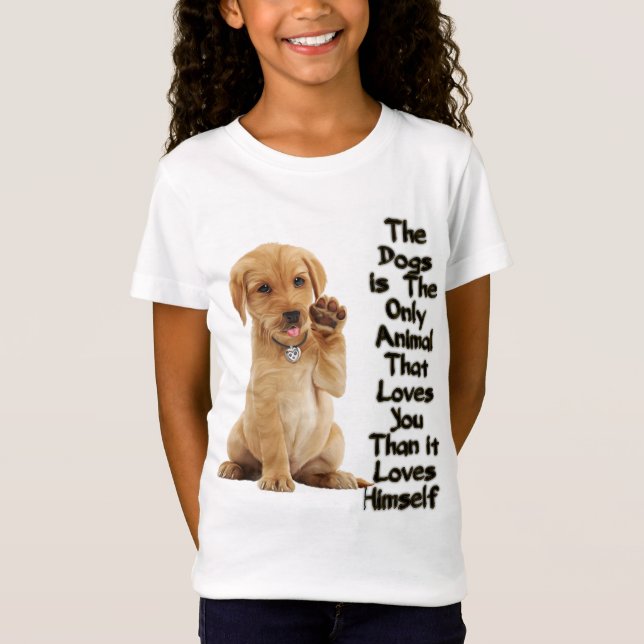 T-Shirt Illustrations Golden Retriever (Devant)