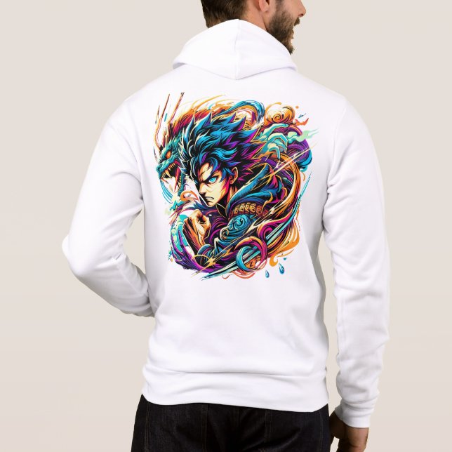 T - Shirt - Illustrationsdrache (Rückseite)