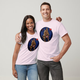 T-shirt illustré par bull-terrier anglais