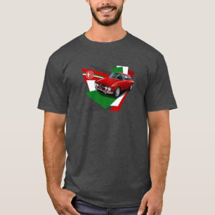 T-shirt illustré par GTV d'Alfa Romeo 1750