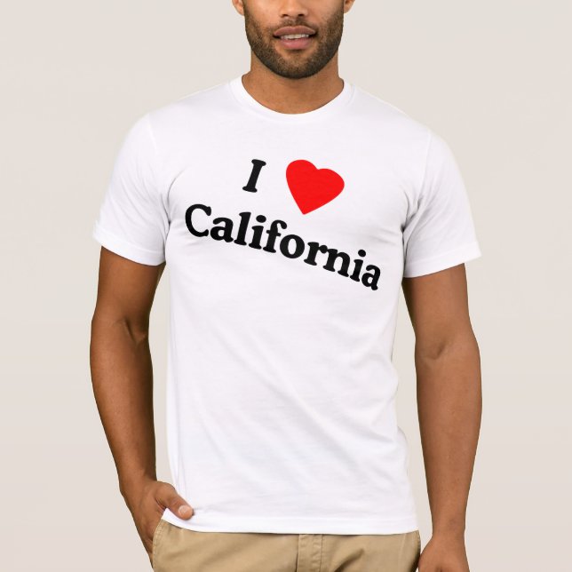 T-shirt ilovecalifornia (Devant)