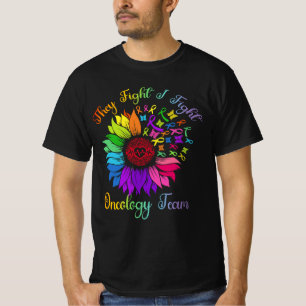T-shirt Ils combattent I Combattre L'Équipe D'Oncologie To