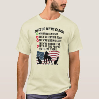 T-shirt Ils Mangent Des Animaux De Compagnie À Springfield