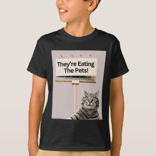 T-shirt Ils mangent Les Animaux Chiens Chats Nous ne mange