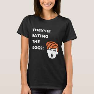 T-shirt Ils mangent les chiens Trump