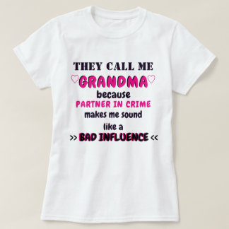 T-SHIRT ILS M'APPELLENT GRAND-MAMAN/ASSOCIÉ - DEDANS -