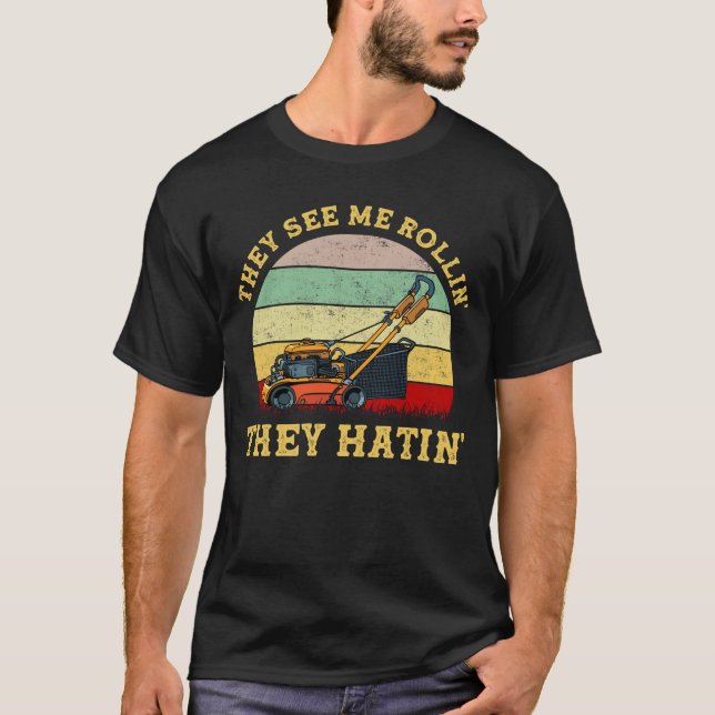 T-shirt Ils Me Voient Rollin Ils Hatinent La Tête De Pelou (Devant)